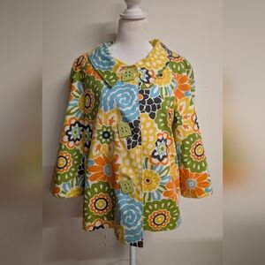 Floral Multicolor Women's Jacket
